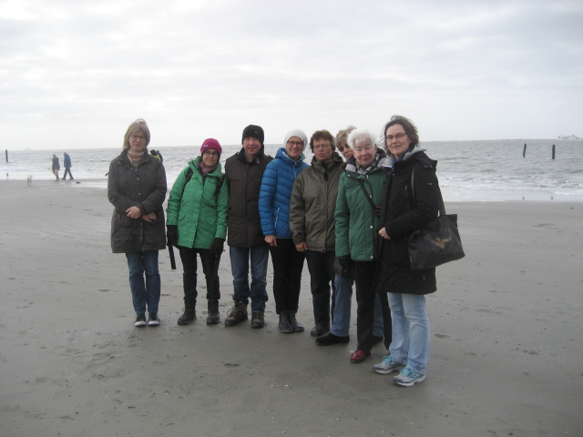 Gruppefoto Exerzitien auf Norderney